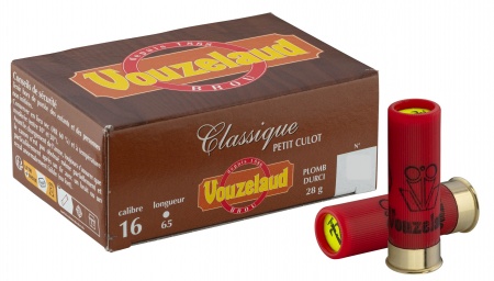 Cartouches Vouzelaud classique calibre 16/65 28g plomb n&deg;7
