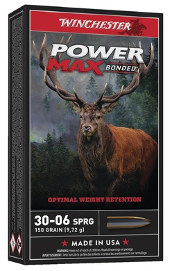 Cartouches Winchester power max cal 30-06 150gr 9.72g