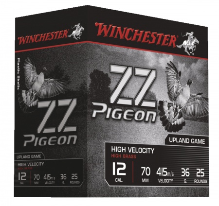 Cartouches Winchester ZZ pigeon calibre 12/70 plomb n&deg;7.5
