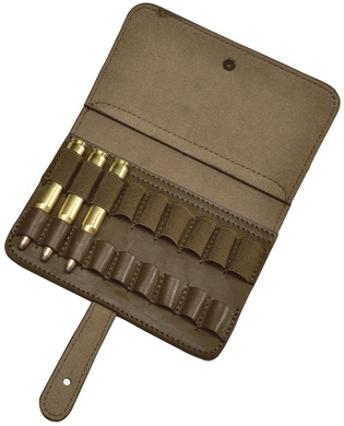 Cartouchiere cuir Pisteurs grand chasse 9 cartouches