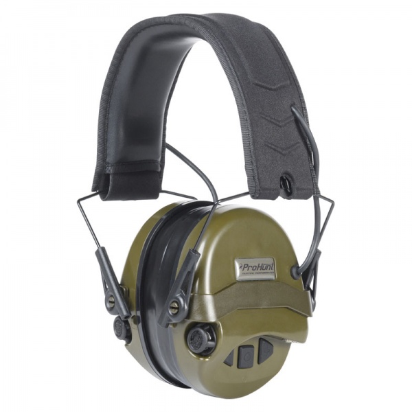 Casque antibruit Electronique PROHUNT Confort Vert