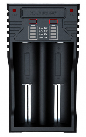 Chargeur doucle K2 KLARUS pour betterie rechargeables