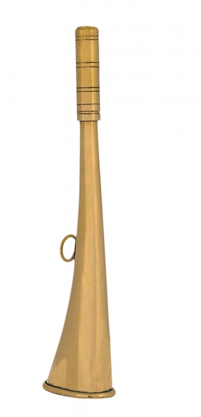 Corne de poche en laiton 16cm