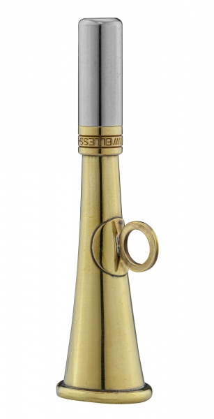 Corne de poches Elless en laiton poli de 12cm