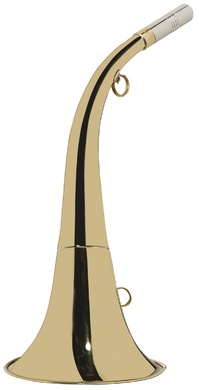 Corne plate en laiton 30CM