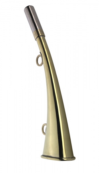 Corne plate en laiton de 16 CM