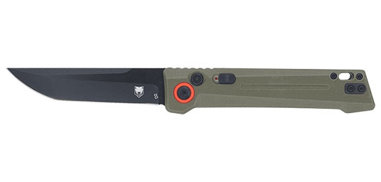 Couteau Cobratec Inferno green