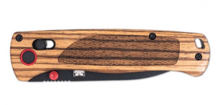 Couteau Cobratec Zebrawood black