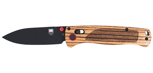 Couteau Cobratec Zebrawood black