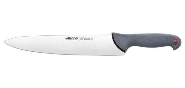 Couteau de cuisne chef Arcos manche gris PPG lame de 300mm