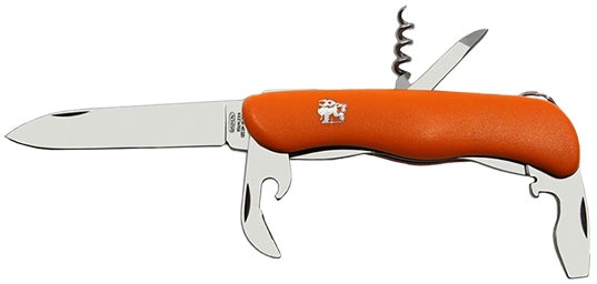 Couteau de poche multifonctions Mikov orange 