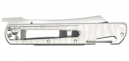 Couteau gris/rouge  LUG lame 85mm HIGO