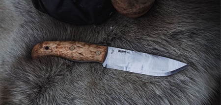 Couteau Helle nord sleipner lame de 147 mm manche en bouleau