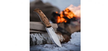 Couteau Helle nord sleipner lame de 147 mm manche en bouleau