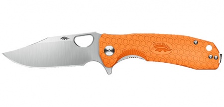 Couteau Honey Badger flipper medium orange