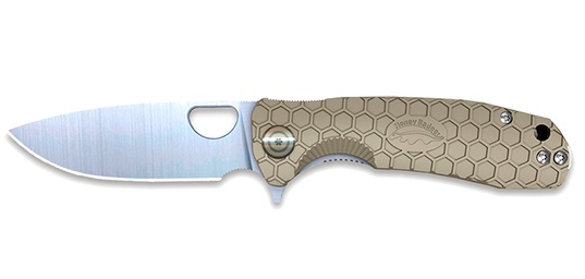 Couteau Honey badger flipper m�dium TAN