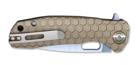 Couteau Honey badger flipper m&eacute;dium TAN
