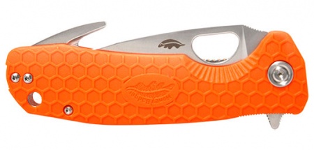 Couteau Honey Badger large hook orange 