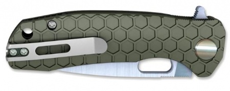 Couteau Honey badger m&eacute;dium vert