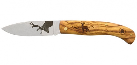 Couteau Joker gravure cerf
