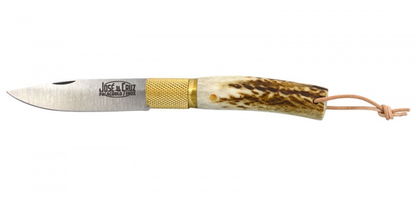 Couteau Jos� Da Cruz bois de cerf