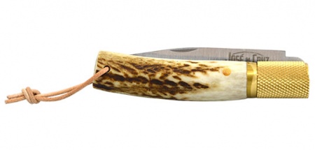 Couteau Jos&eacute; Da Cruz bois de cerf