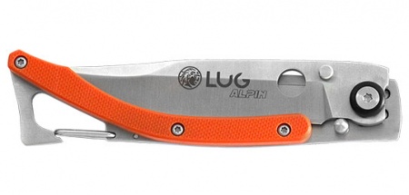 Couteau Lug alpin manche G10 orange