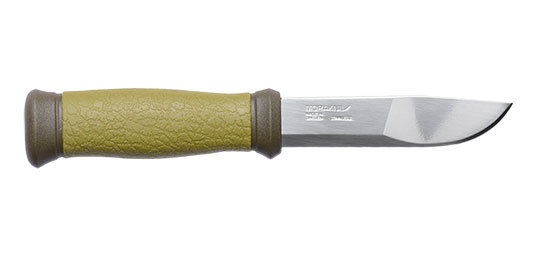 Couteau Morakniv 2000 vert manche caoutchouc