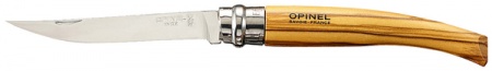 Couteau Opinel effil&eacute; n&deg;10 manche olivier lame de 10cm