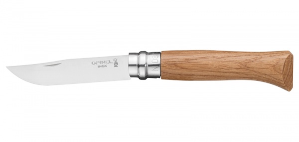 Couteau Opinel tradition n�8 lame inox manche en ch�ne 