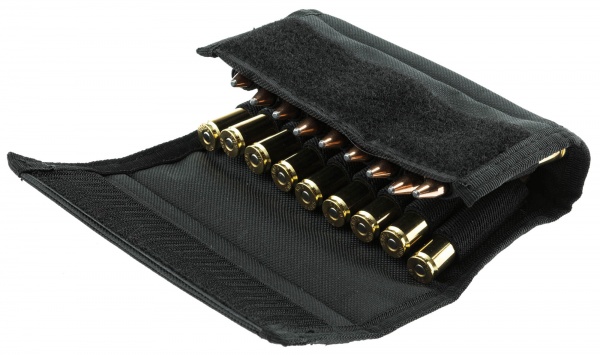 �tuis � cartouches en tissu noir pour 18 balles 