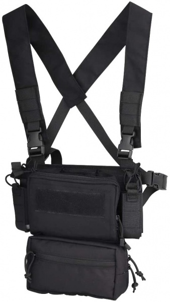 Gilet chest rig Tactical Ops noir