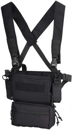 Gilet chest rig Tactical Ops noir