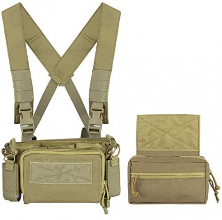 Gilet chest rig Tactical Ops tan