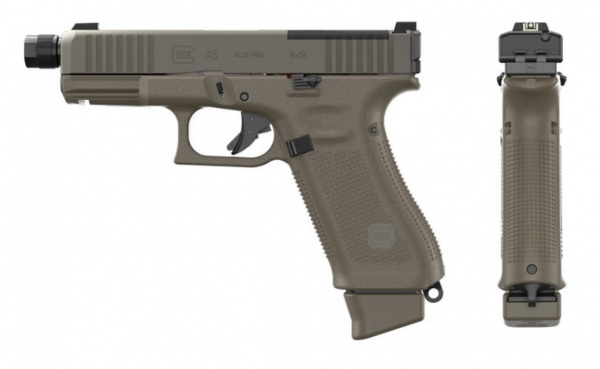 Glock 45 MOS Gen 5 FS Filet� M13.5x1 LH Edition Hunter