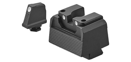 Hausse et guidon LPA r�hauss�s pour GLOCK 17 � 48