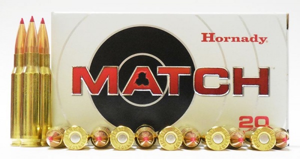 HORNADY MATCH 308 WIN 168 GRS ELD-MATCH