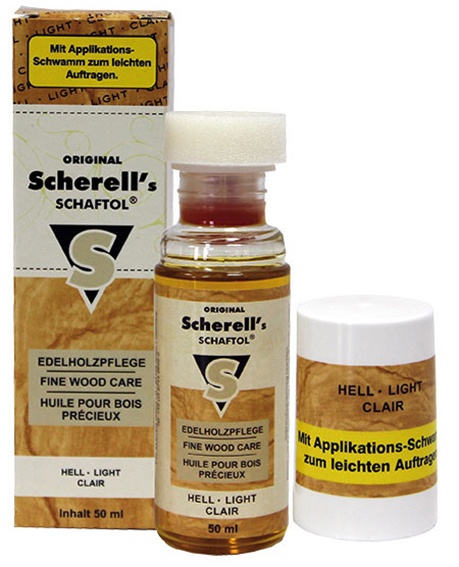 Huile pour crosse Schaftol ch�ne clair 50ml
