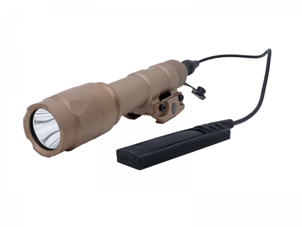 Lampe tactique WL1080  tan avec montage 