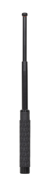 Matraque t�lescopique manche caoutchouc 53 cm