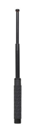 Matraque t&eacute;lescopique manche caoutchouc 53 cm