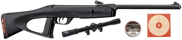 Pack carabine a plomb Gamo delta fox calibre 4.5mm 7.5j