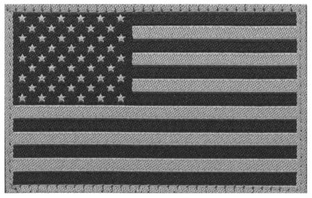 Patch tissu drapeau am&eacute;ricain
