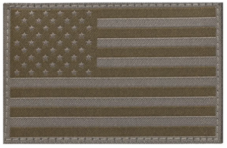 Patch tissu drapeau am&eacute;ricain