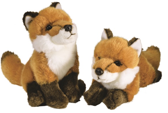 Peluche renard 28 cm