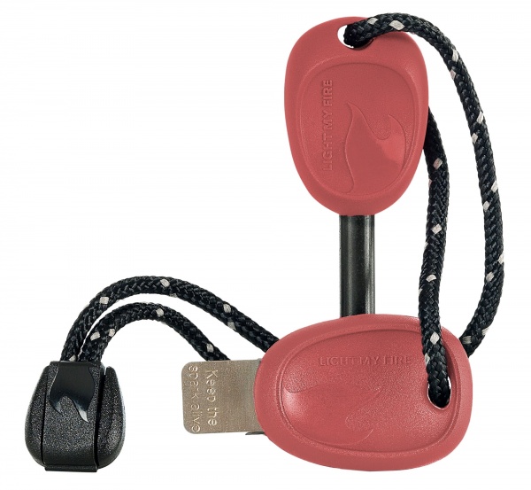 Pierre a feu fire steel scout bioplastic rouge