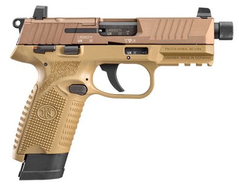 Pistolet Fn herstal 502 tactical FDE cal 22 lr