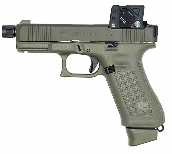 Pistolet Glock 45 A-Cut COA gen 5 FS filet� �dition hunter