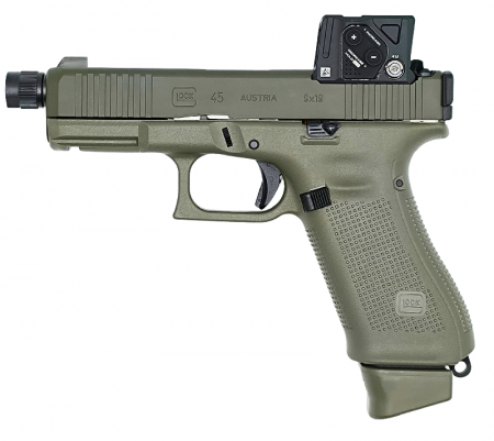 Pistolet Glock 45 A-Cut COA gen 5 FS filet&eacute; &eacute;dition hunter