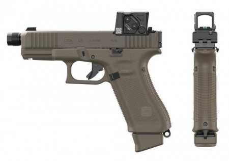Pistolet Glock 45 A-Cut COA gen 5 FS filet&eacute; &eacute;dition hunter